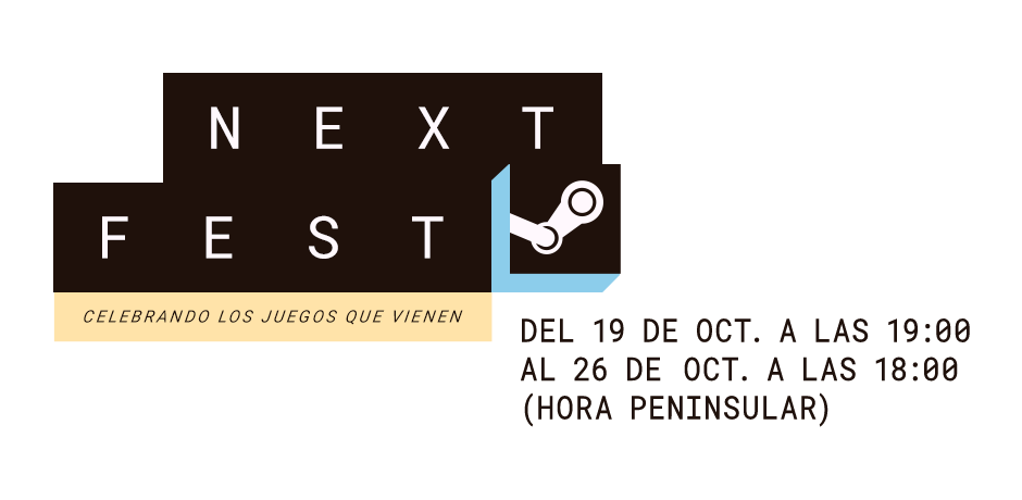 Steam Next Fest, del 19 al 26 de octubre de 2026